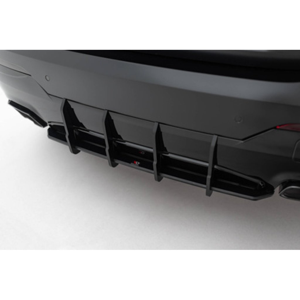 Maxton Design "Street Pro" difuzor zadního nárazníku pro BMW řada 4 G22/M440i, G23, plast ABS bez povrchové úpravy, Coupe / M440i Cabrio