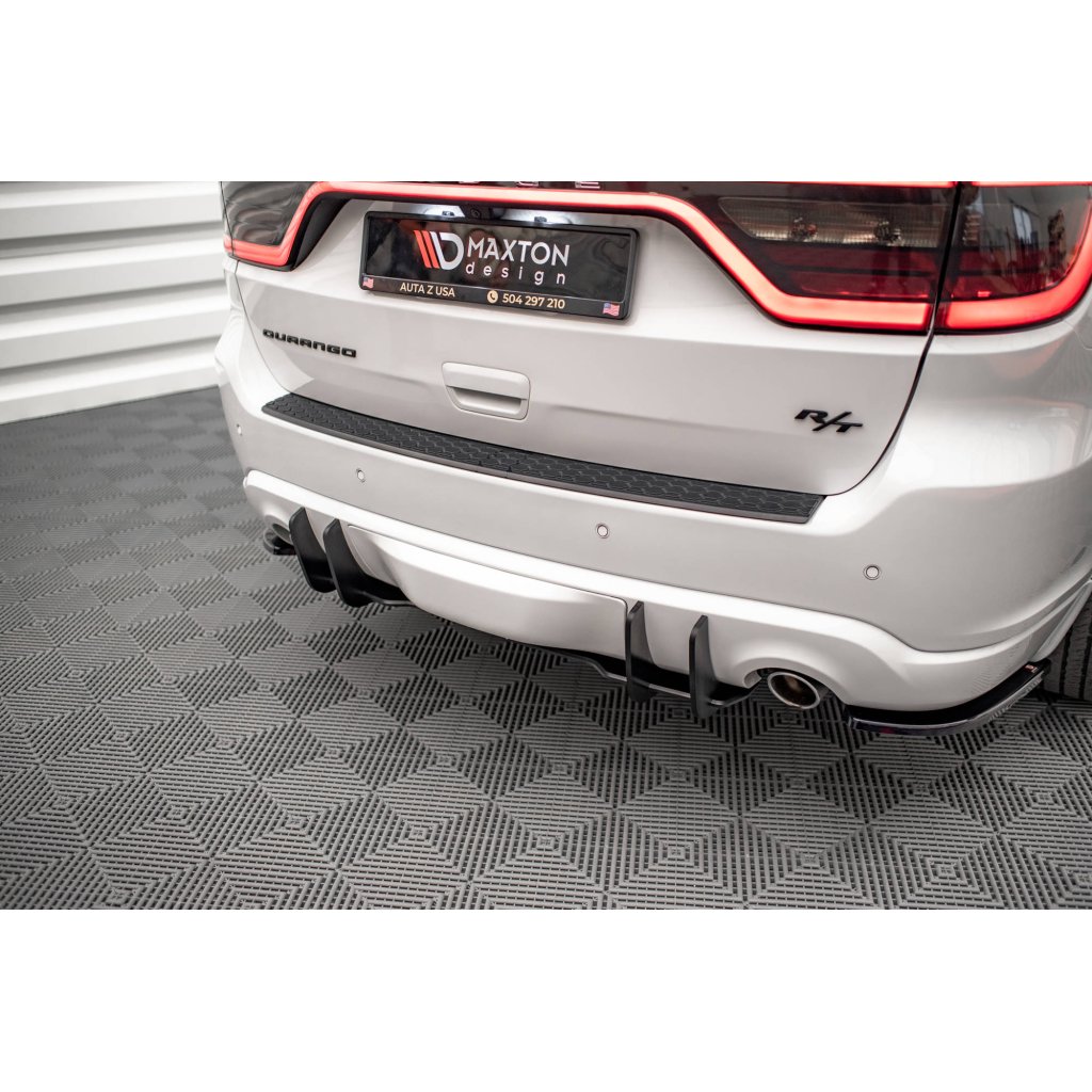 Maxton Design "Street Pro" difuzor zadního nárazníku pro Dodge Durango RT Mk3, plast ABS bez povrchové úpravy