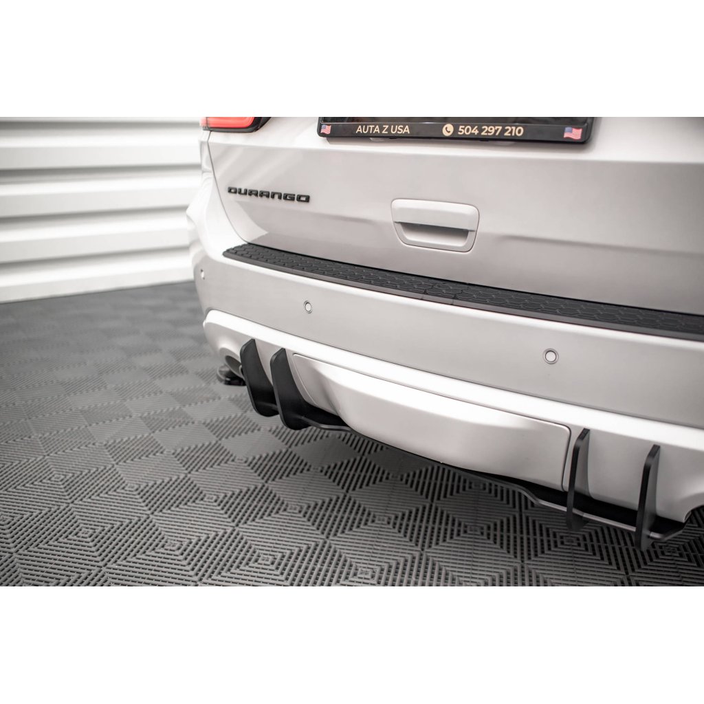Maxton Design "Street Pro" difuzor zadního nárazníku pro Dodge Durango RT Mk3, plast ABS bez povrchové úpravy
