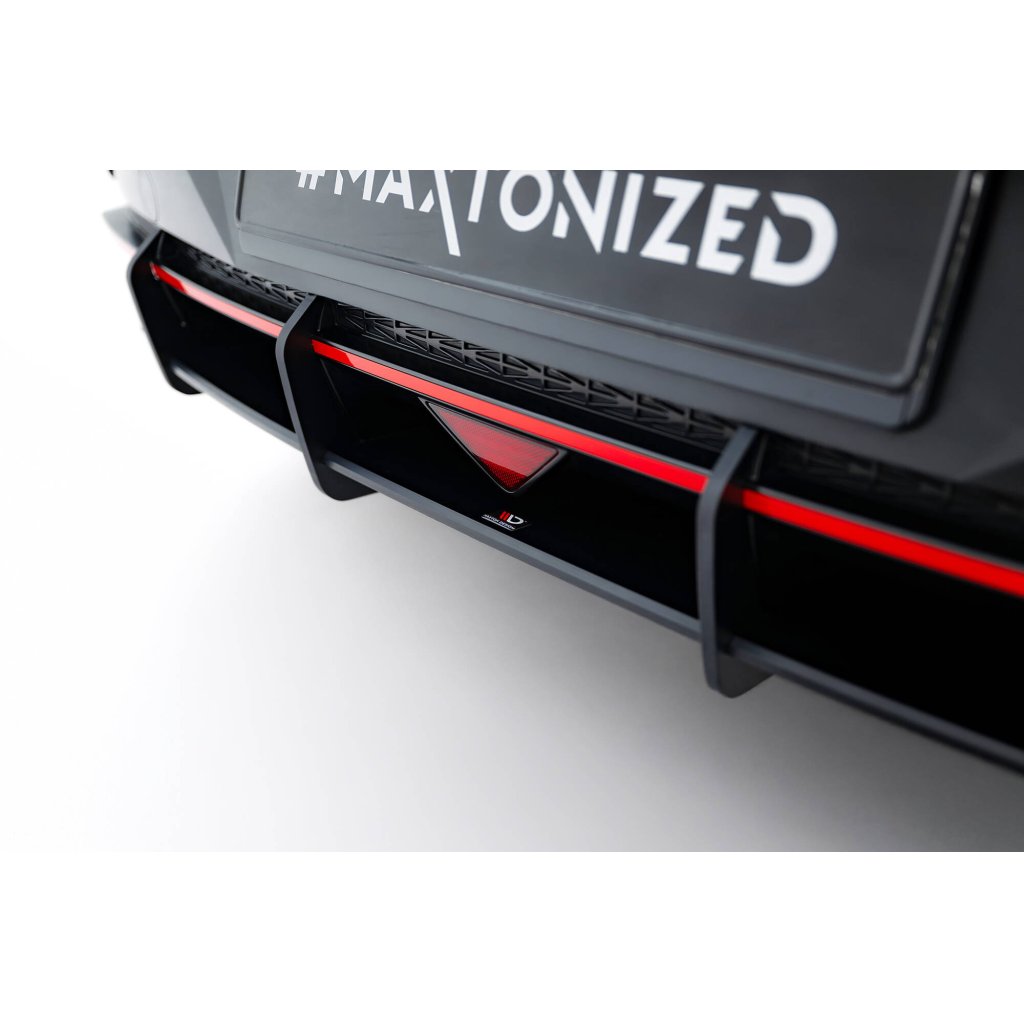 Maxton Design "Street Pro" difuzor zadního nárazníku pro Hyundai Elantra N Mk7, plast ABS bez povrchové úpravy