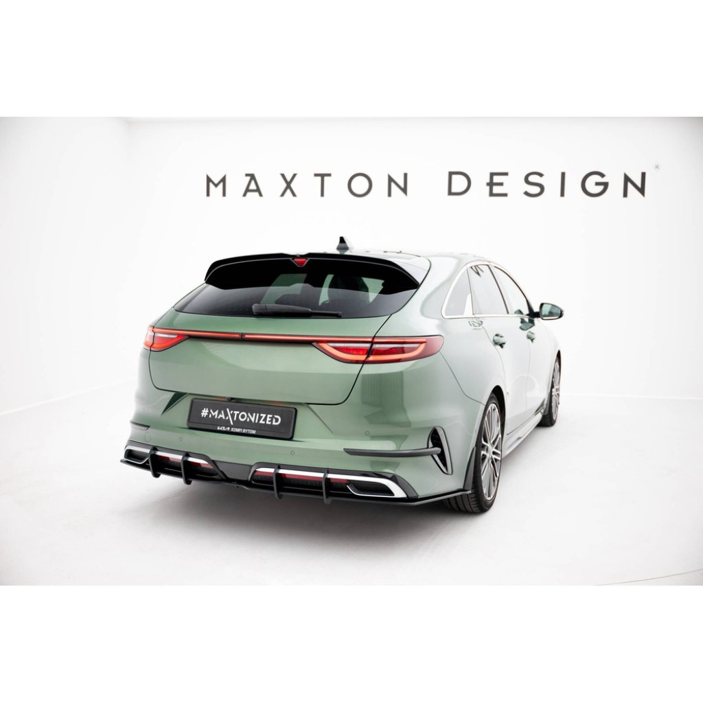Maxton Design "Street Pro" difuzor zadního nárazníku pro Kia Proceed Mk1 Facelift GT, plast ABS bez povrchové úpravy, GT-Line