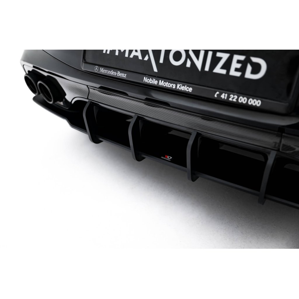Maxton Design "Street Pro" difuzor zadního nárazníku pro Mercedes CLE C236 53 AMG, plast ABS bez povrchové úpravy