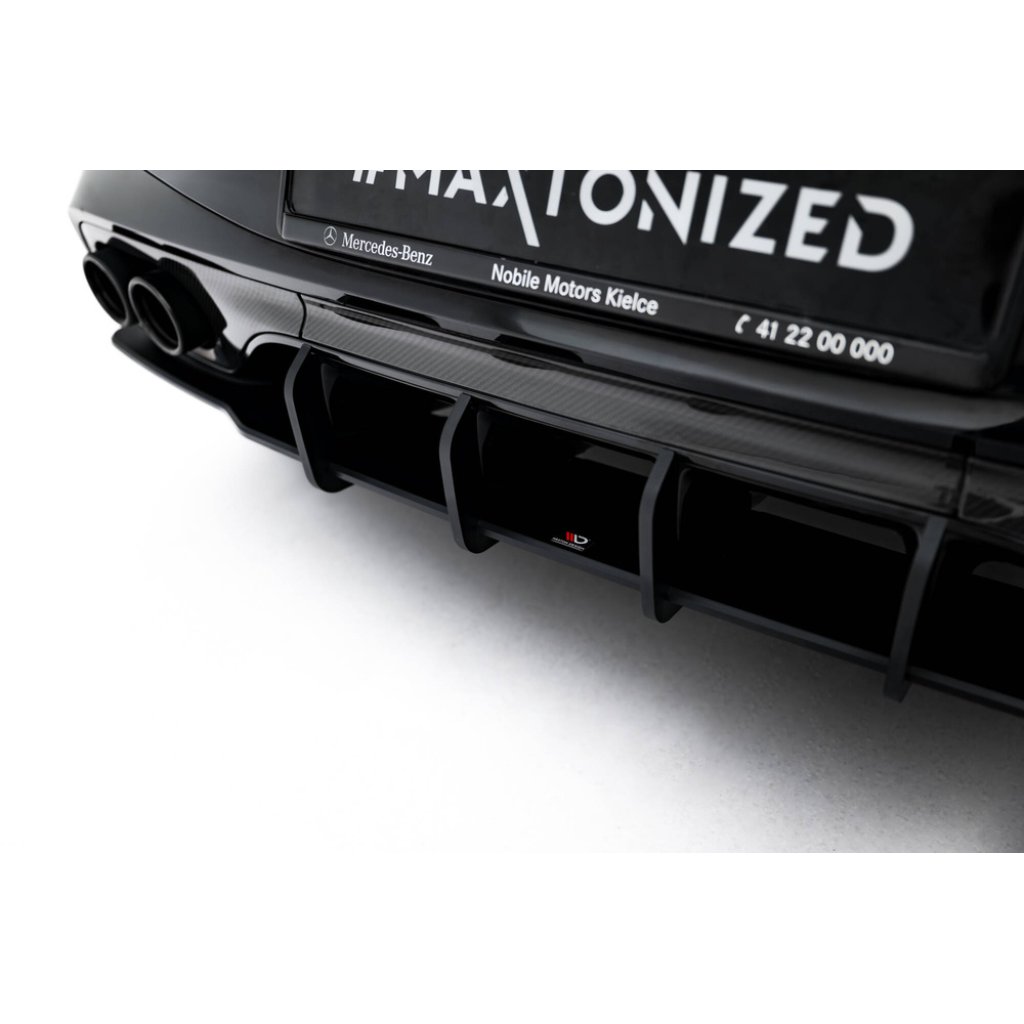 Maxton Design "Street Pro" difuzor zadního nárazníku pro Mercedes CLE C236 53 AMG, plast ABS bez povrchové úpravy