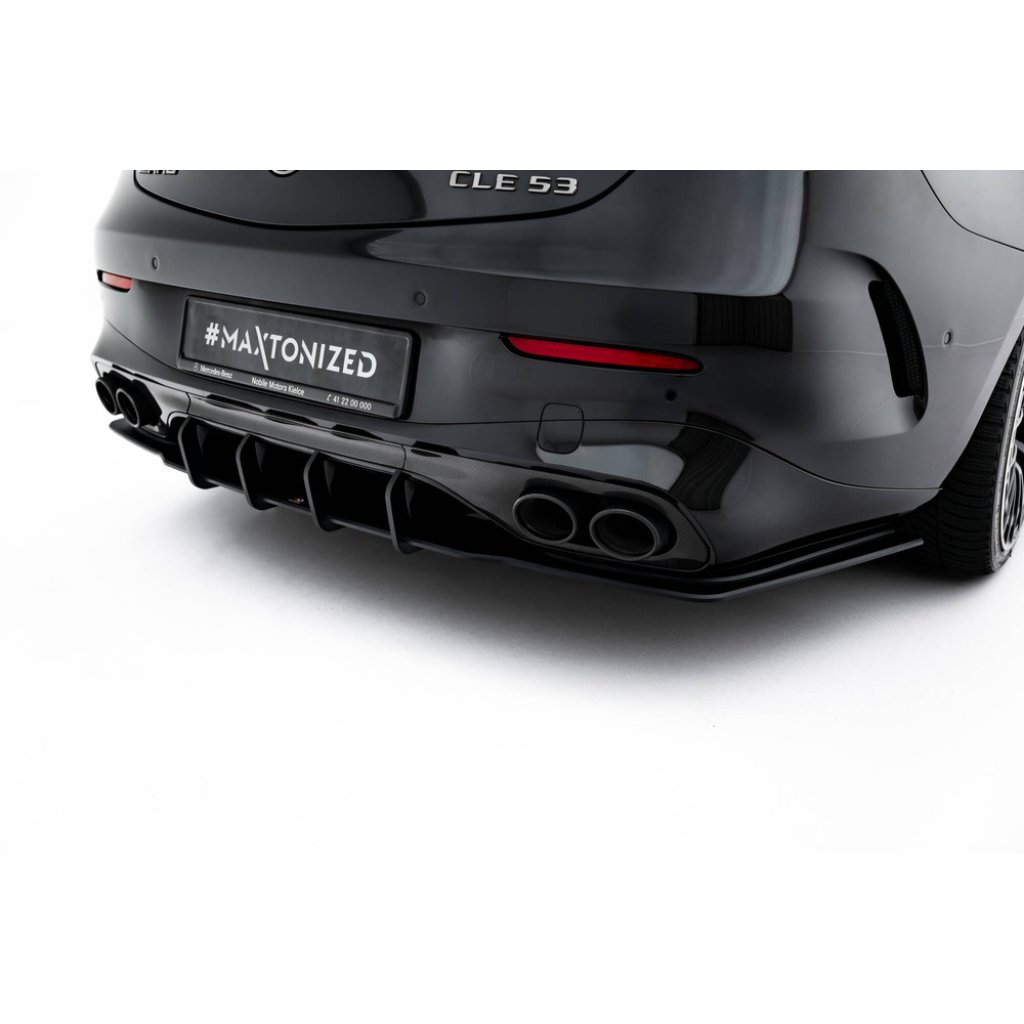 Maxton Design "Street Pro" difuzor zadního nárazníku pro Mercedes CLE C236 53 AMG, plast ABS bez povrchové úpravy