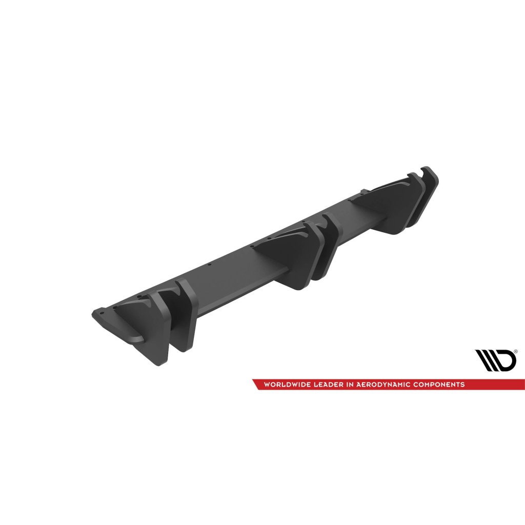 Maxton Design "Street Pro" difuzor zadního nárazníku pro Volkswagen Golf R Mk7, plast ABS bez povrchové úpravy
