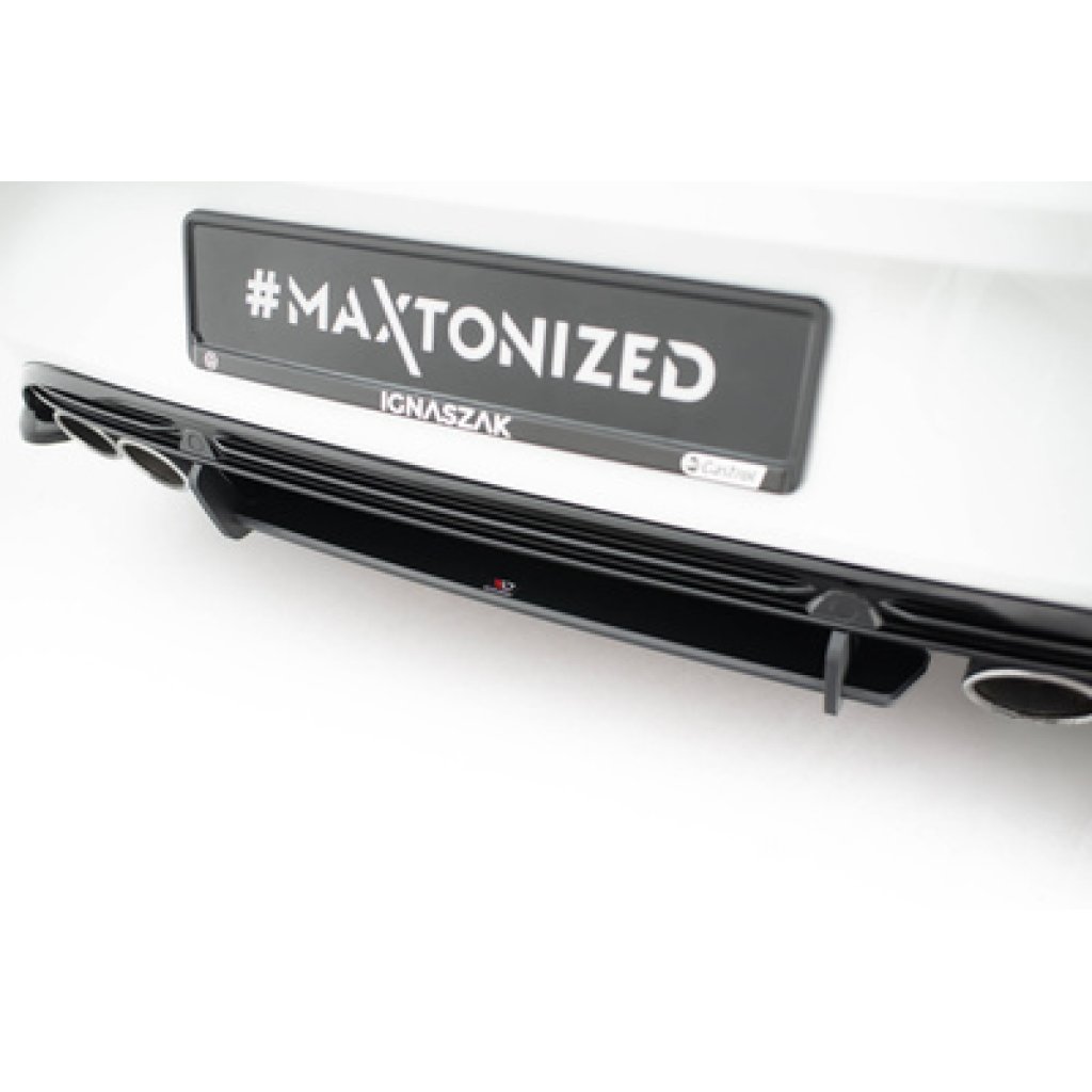 Maxton Design "Street Pro" difuzor zadního nárazníku pro Volkswagen T-roc R Mk1, plast ABS bez povrchové úpravy