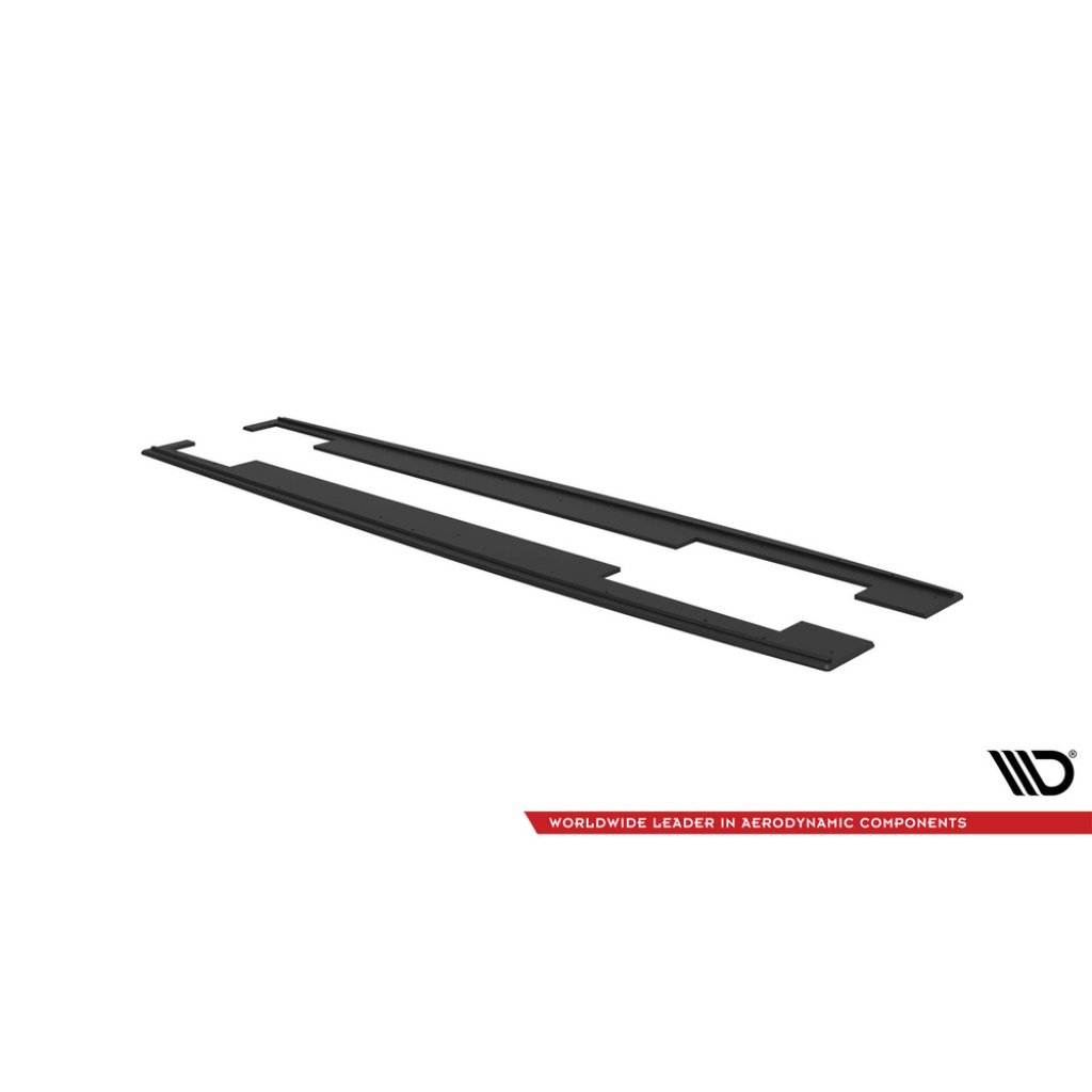 Maxton Design "Street Pro" difuzory pod boční prahy pro Audi A7 C7, plast ABS bez povrchové úpravy, S-Line