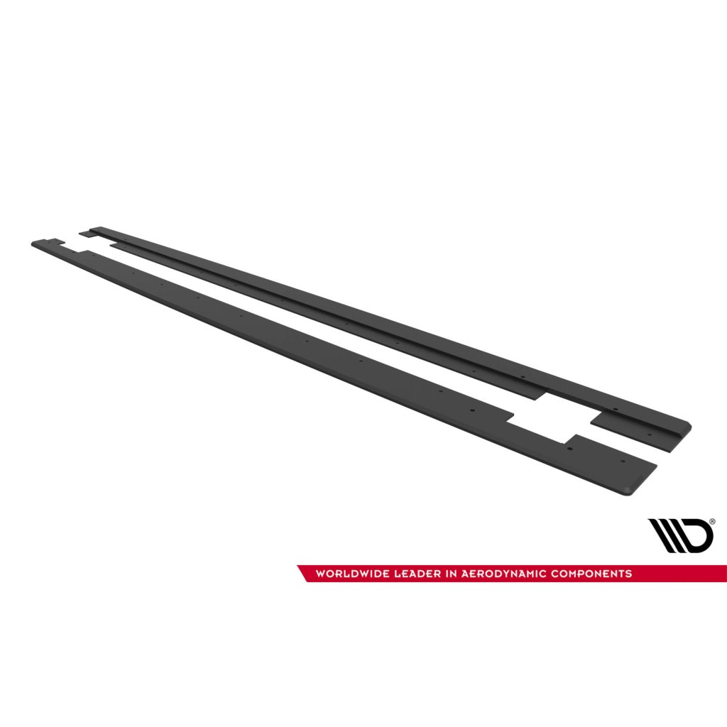 Maxton Design "Street Pro" difuzory pod boční prahy pro Audi TT 8J, plast ABS bez povrchové úpravy, S-Line