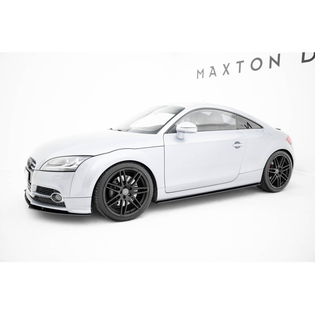 Maxton Design "Street Pro" difuzory pod boční prahy pro Audi TT S Mk2 (8J), Mk2 (8J) Facelift, plast ABS bez povrchové úpravy