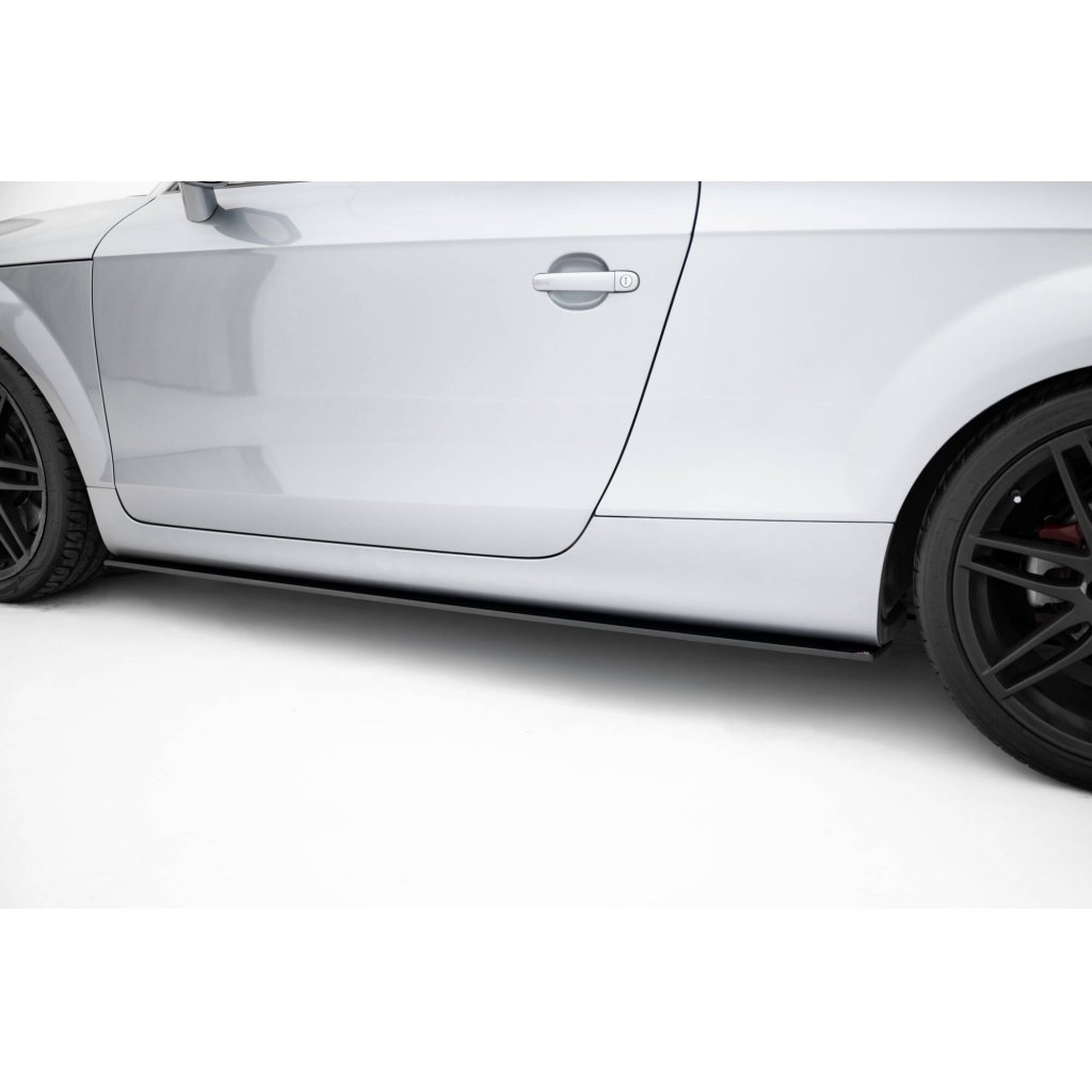 Maxton Design "Street Pro" difuzory pod boční prahy pro Audi TT S Mk2 (8J), Mk2 (8J) Facelift, plast ABS bez povrchové úpravy