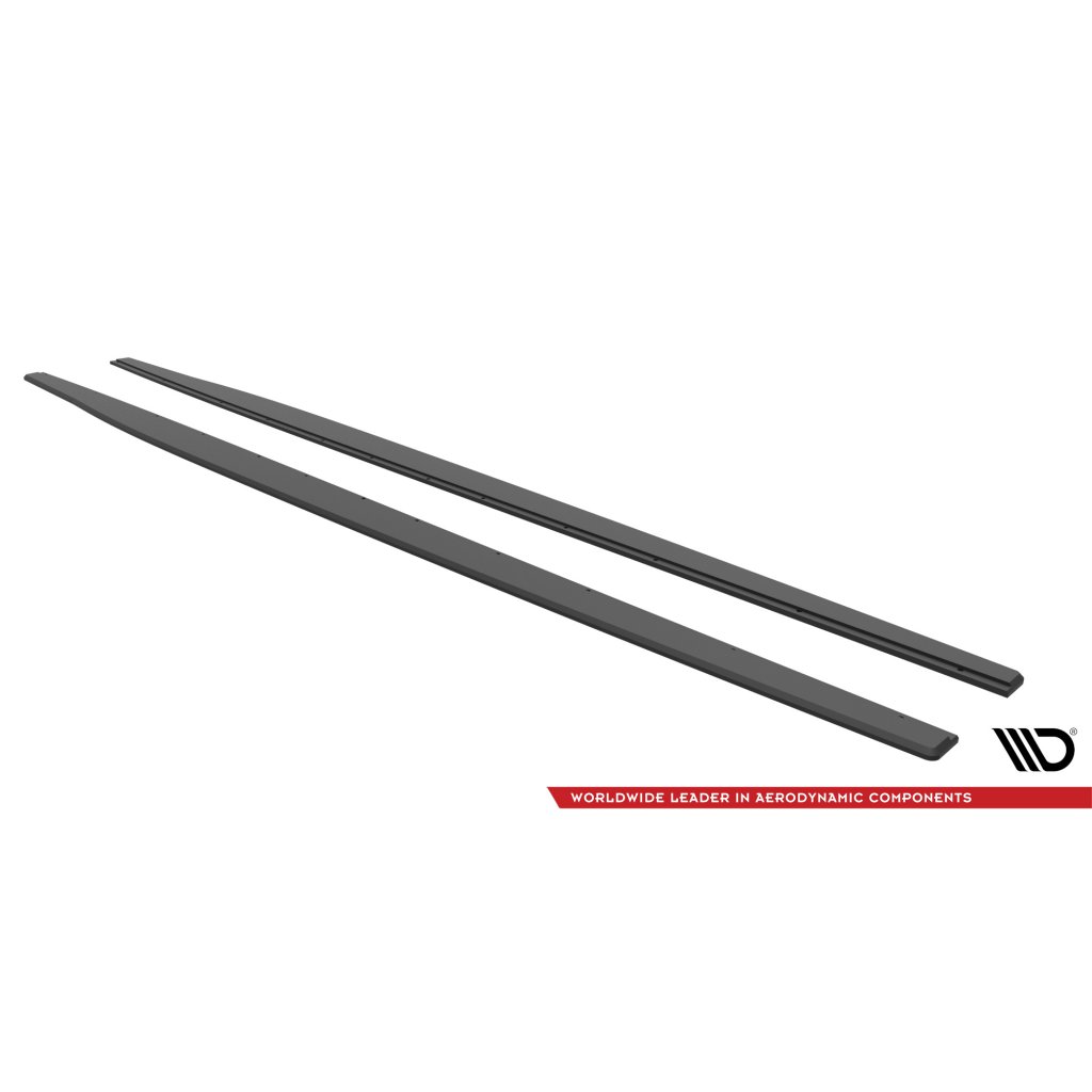 Maxton Design "Street Pro" difuzory pod boční prahy pro BMW řada 2 F22, plast ABS bez povrchové úpravy, M-pack