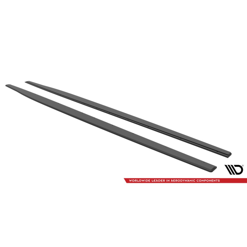 Maxton Design "Street Pro" difuzory pod boční prahy pro BMW řada 2 F22, plast ABS bez povrchové úpravy, M-pack