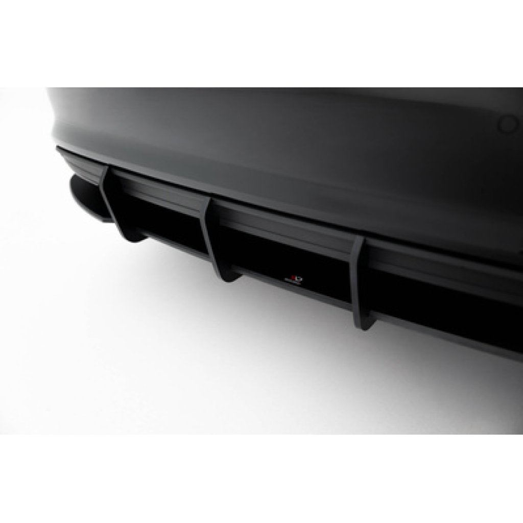Maxton Design ''Street Pro'' difuzory pod boční prahy s křidélky pro Audi A3 8Y, plast ABS bez povrchové úpravy, Sedan, s červenou linkou