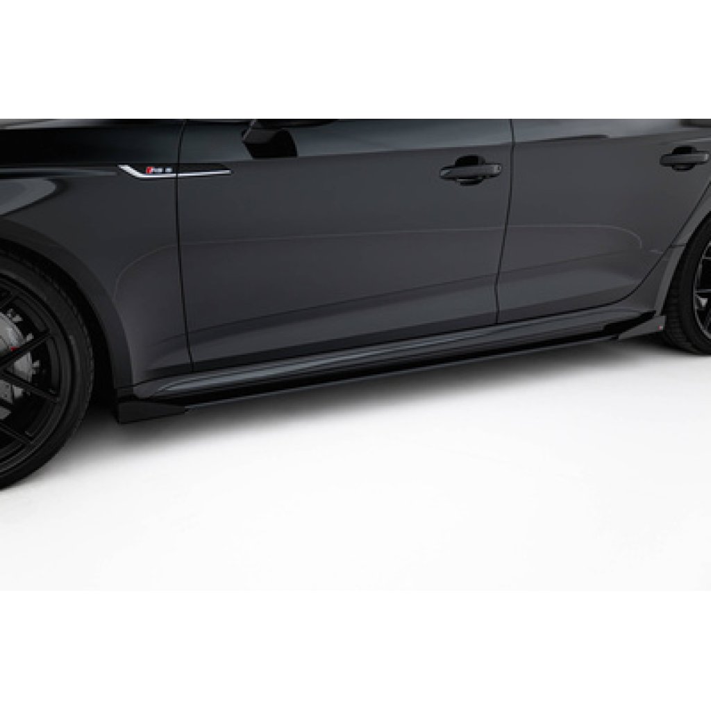 Maxton Design "Street Pro" difuzory pod boční prahy s křidélky pro Audi RS5 F5, plast ABS bez povrchové úpravy, Sportback