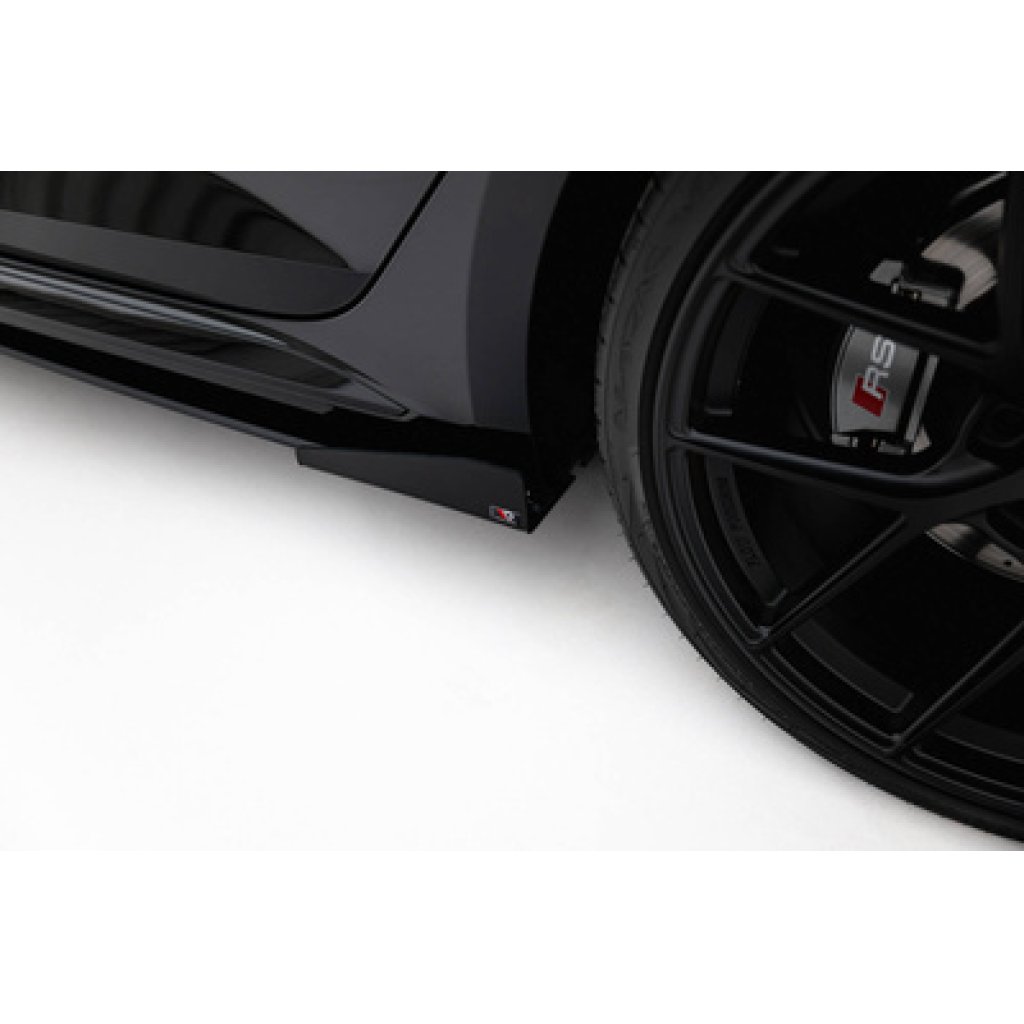 Maxton Design "Street Pro" difuzory pod boční prahy s křidélky pro Audi RS5 F5, plast ABS bez povrchové úpravy, Sportback