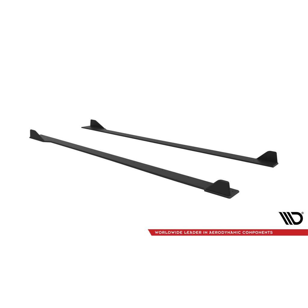 Maxton Design "Street Pro" difuzory pod boční prahy ver.2 pro BMW M2 G87, plast ABS bez povrchové úpravy
