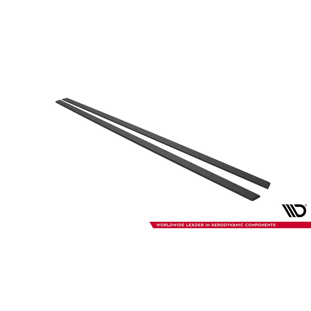Maxton Design "Street Pro" difuzory pod boční prahy ver.2 pro Volkswagen Golf GTD Mk8, plast ABS bez povrchové úpravy