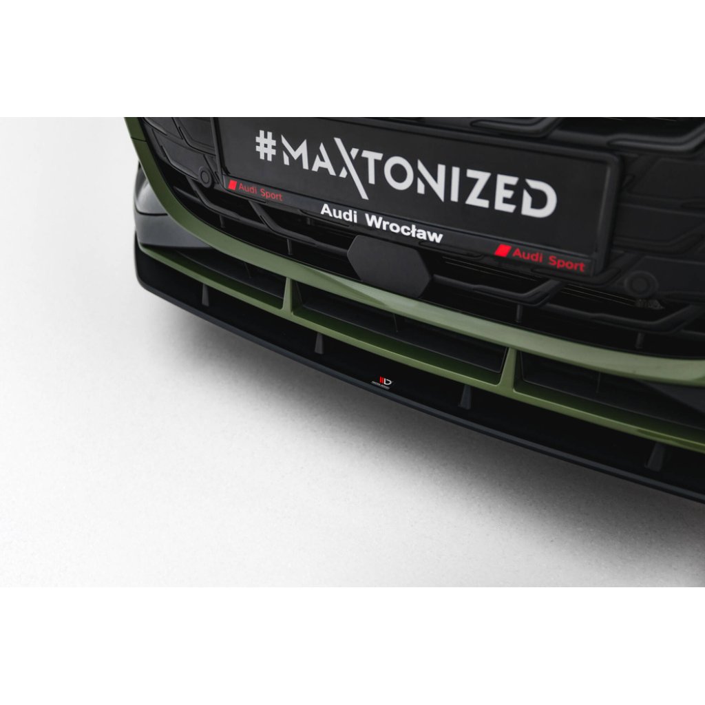 Maxton Design "Street Pro" spoiler pod přední nárazník pro Audi A3 8Y Facelift, plast ABS bez povrchové úpravy, S-Line / S-Line Sedan