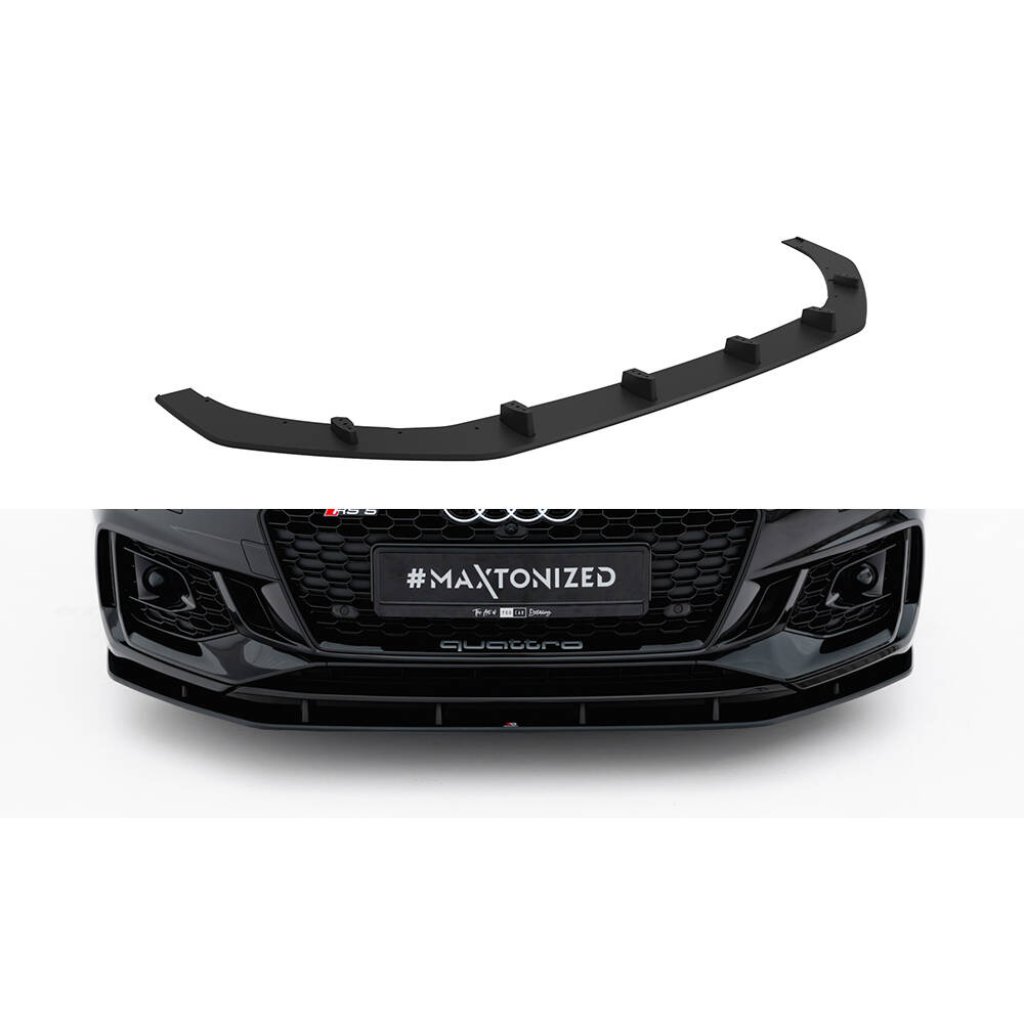 Maxton Design "Street Pro" spoiler pod přední nárazník pro Audi RS5 F5, plast ABS bez povrchové úpravy, Coupe / Sportback
