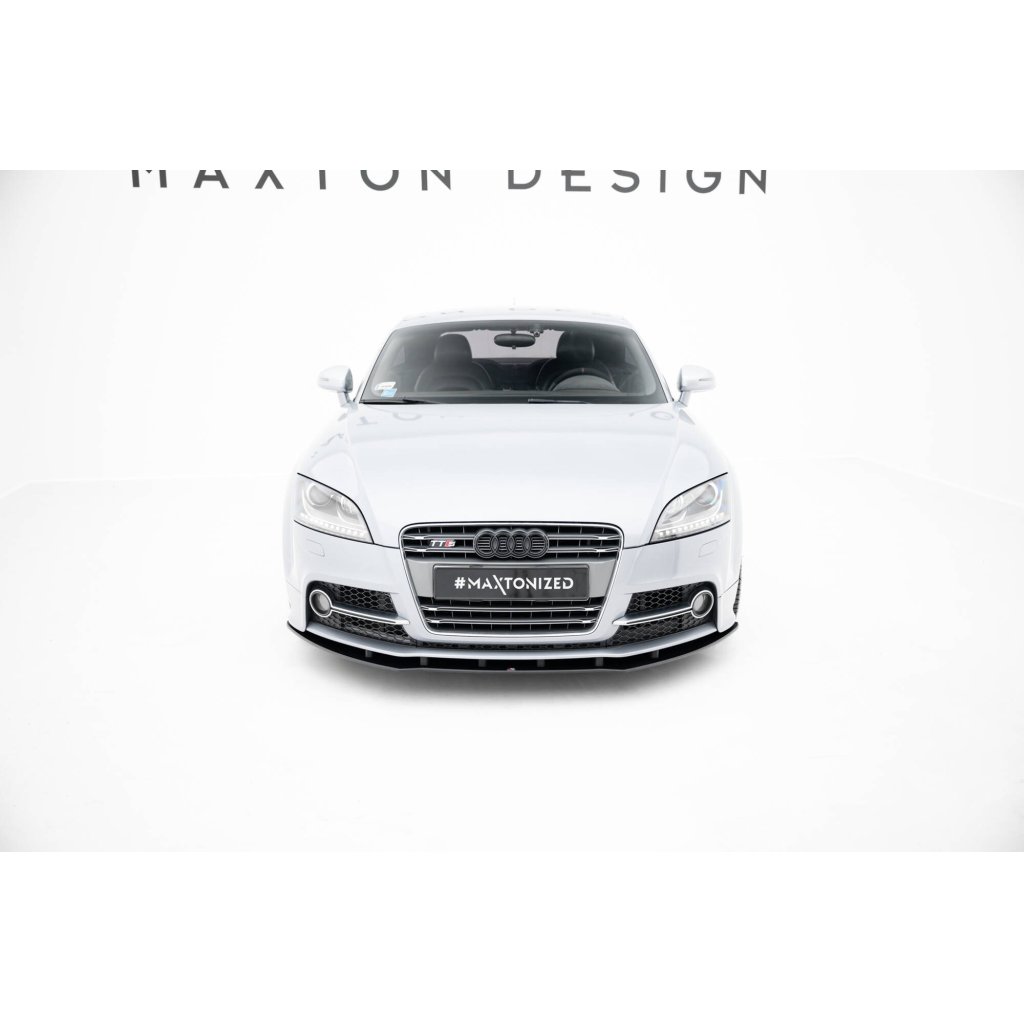 Maxton Design "Street Pro" spoiler pod přední nárazník pro Audi TT S Mk2 (8J), Mk2 (8J) Facelift, plast ABS bez povrchové úpravy