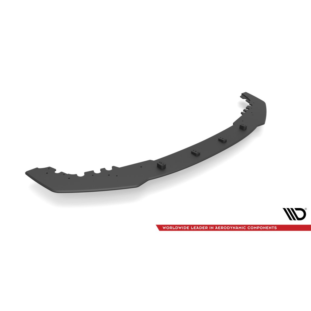 Maxton Design "Street Pro" spoiler pod přední nárazník pro BMW M2 F87, plast ABS bez povrchové úpravy, s červenou linkou