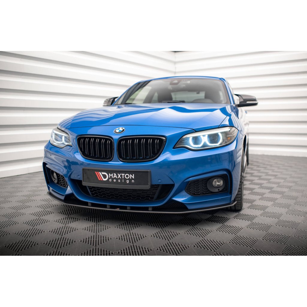 Maxton Design "Street Pro" spoiler pod přední nárazník pro BMW řada 2 F22, plast ABS bez povrchové úpravy, M-pack