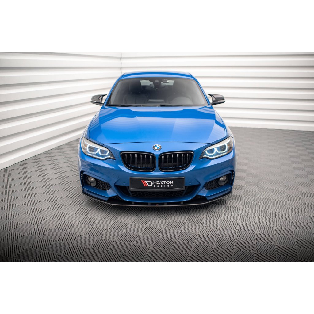 Maxton Design "Street Pro" spoiler pod přední nárazník pro BMW řada 2 F22, plast ABS bez povrchové úpravy, M-pack