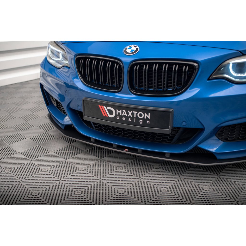 Maxton Design "Street Pro" spoiler pod přední nárazník pro BMW řada 2 F22, plast ABS bez povrchové úpravy, M-pack