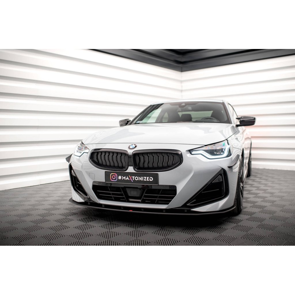 Maxton Design "Street Pro" spoiler pod přední nárazník pro BMW řada 2 G42 M240i, G42 M-Pack, plast ABS bez povrchové úpravy