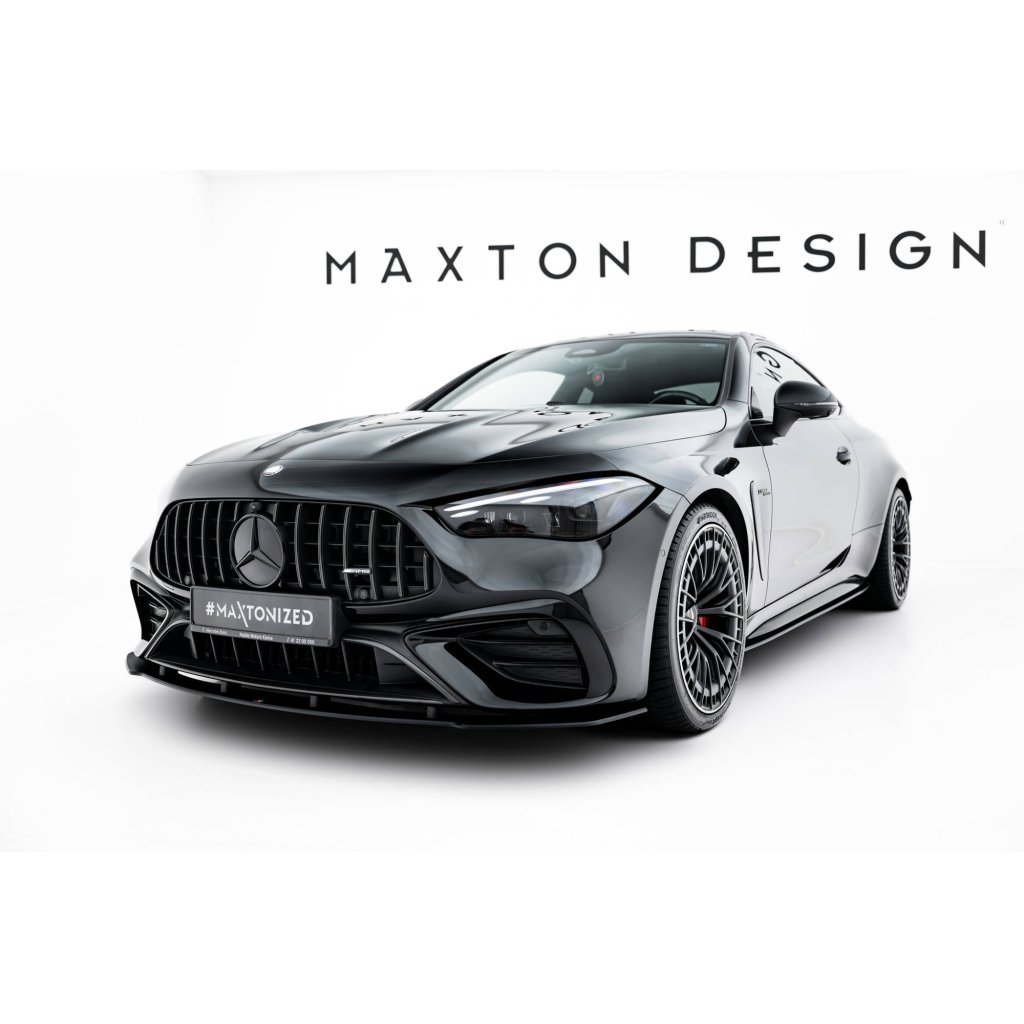 Maxton Design "Street Pro" spoiler pod přední nárazník pro Mercedes CLE C236 53 AMG, plast ABS bez povrchové úpravy
