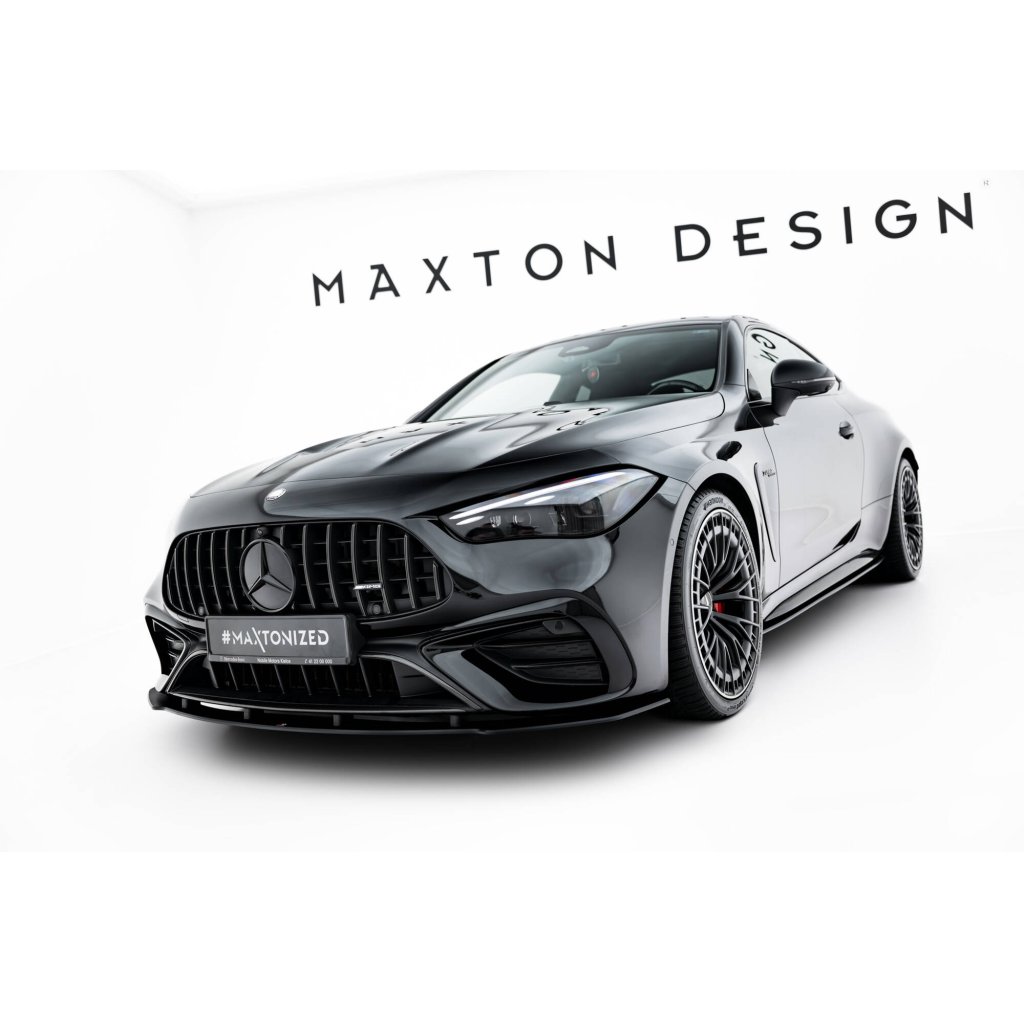 Maxton Design "Street Pro" spoiler pod přední nárazník pro Mercedes CLE C236 53 AMG, plast ABS bez povrchové úpravy