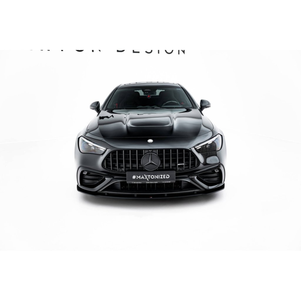 Maxton Design "Street Pro" spoiler pod přední nárazník pro Mercedes CLE C236 53 AMG, plast ABS bez povrchové úpravy