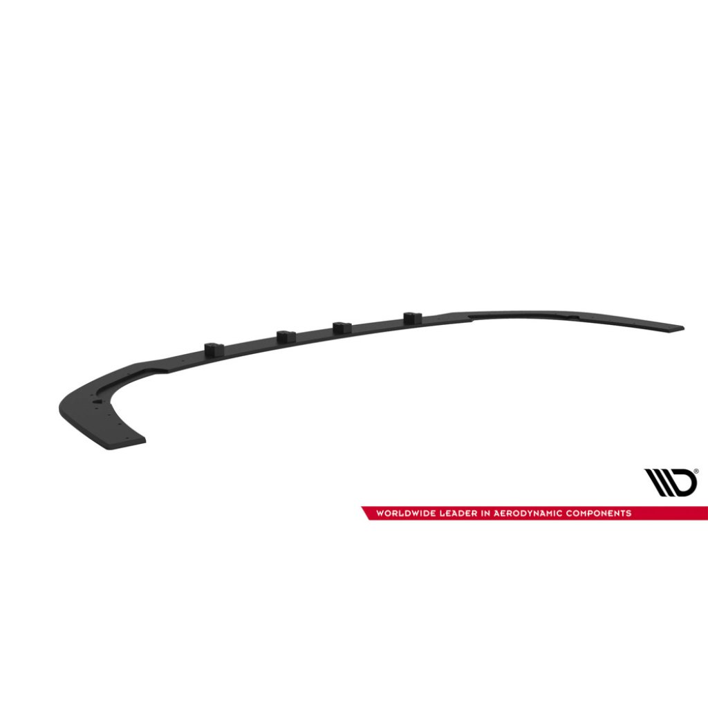Maxton Design "Street Pro" spoiler pod přední nárazník pro Subaru Impreza WRX STi Mk3 Facelift, plast ABS bez povrchové úpravy, s černou a červenou linkou