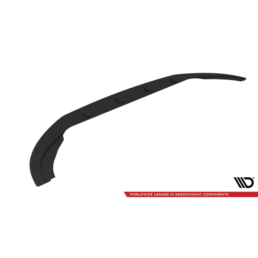 Maxton Design "Street Pro" spoiler pod přední nárazník pro Volkswagen Polo GTI Mk6 Facelift, plast ABS bez povrchové úpravy