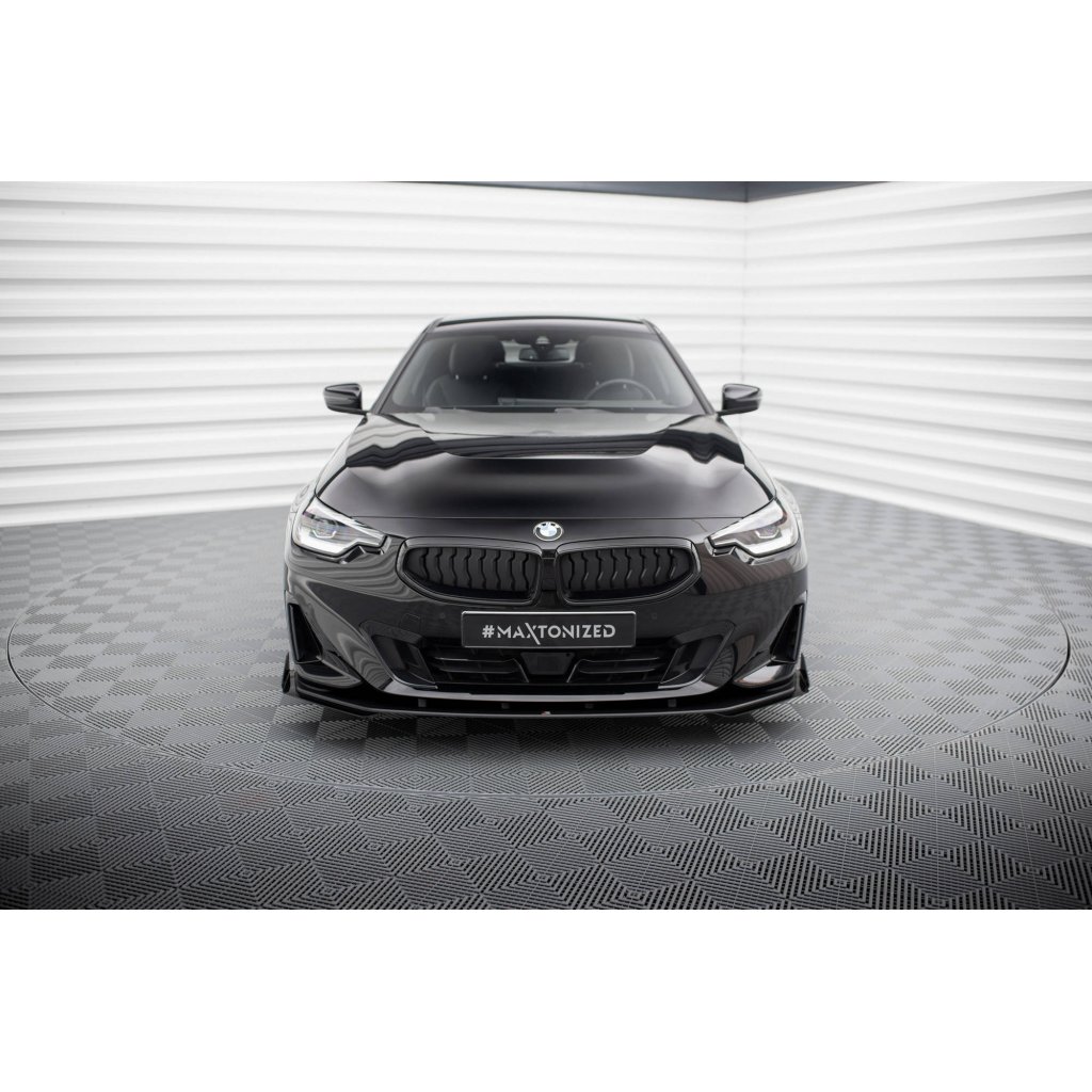 Maxton Design "Street Pro" spoiler pod přední nárazník s křidélky pro BMW řada 2 G42 Standard, plast ABS bez povrchové úpravy