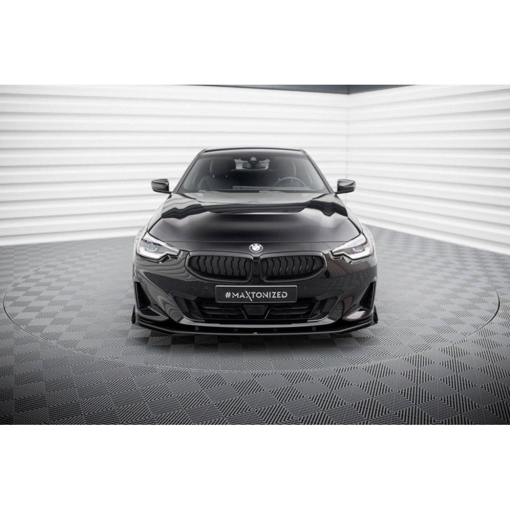 Maxton Design "Street Pro" spoiler pod přední nárazník s křidélky pro BMW řada 2 G42 Standard, plast ABS bez povrchové úpravy
