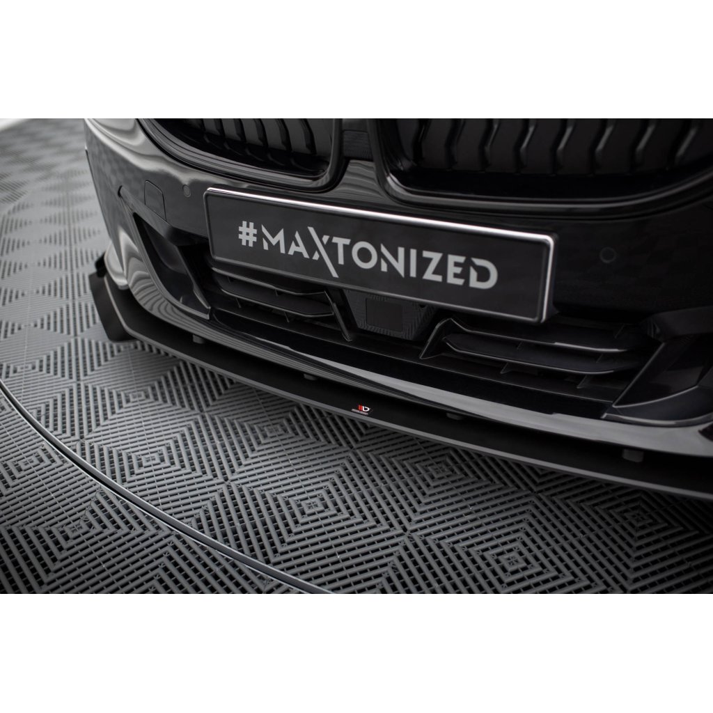 Maxton Design "Street Pro" spoiler pod přední nárazník s křidélky pro BMW řada 2 G42 Standard, plast ABS bez povrchové úpravy, s červenou linkou