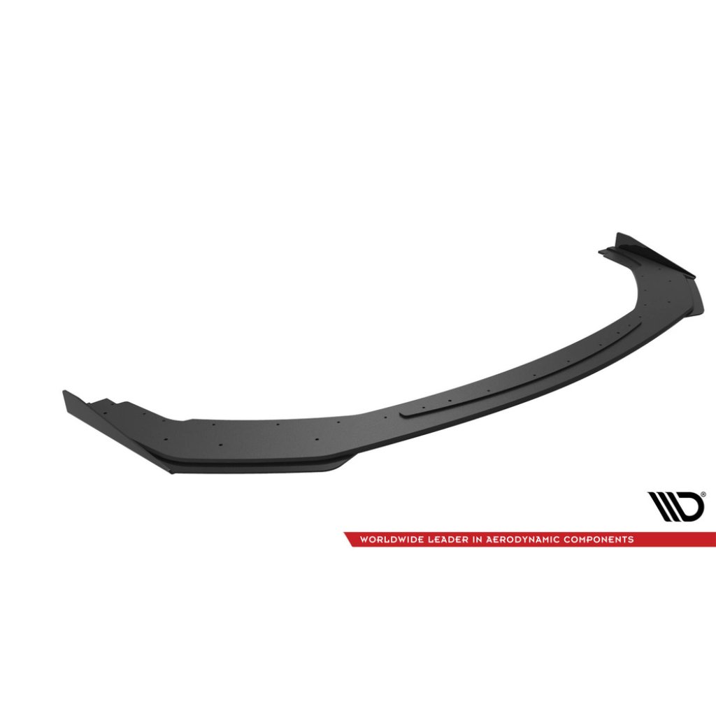 Maxton Design "Street Pro" spoiler pod přední nárazník s křidélky pro Ford Mustang Mk7 GT, plast ABS bez povrchové úpravy