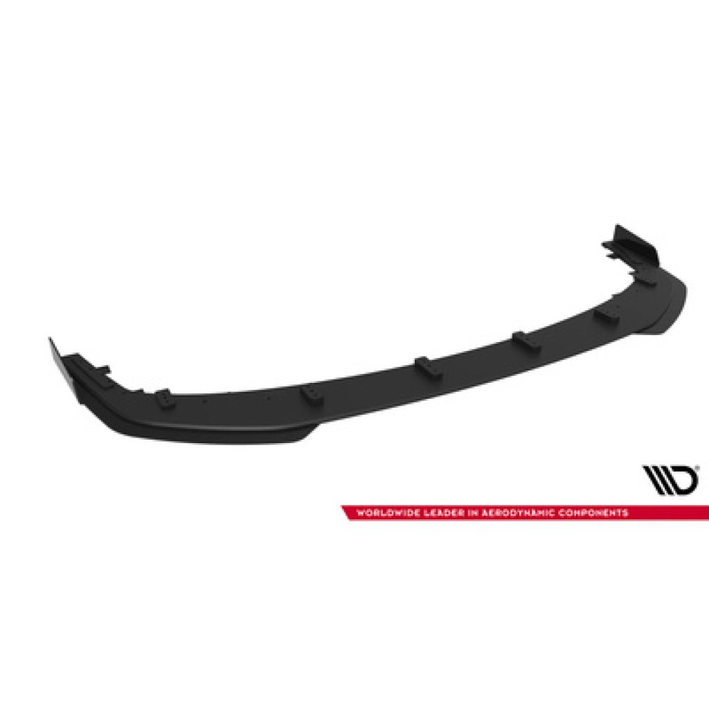 Maxton Design "Street Pro" spoiler pod přední nárazník s křidélky pro Mitsubishi Lancer Evo Mk10, plast ABS bez povrchové úpravy