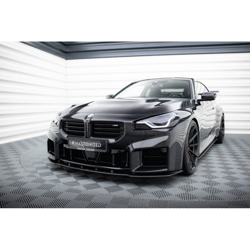 Maxton Design "Street Pro" spoiler pod přední nárazník ver.1 pro BMW M2 G87, plast ABS bez povrchové úpravy