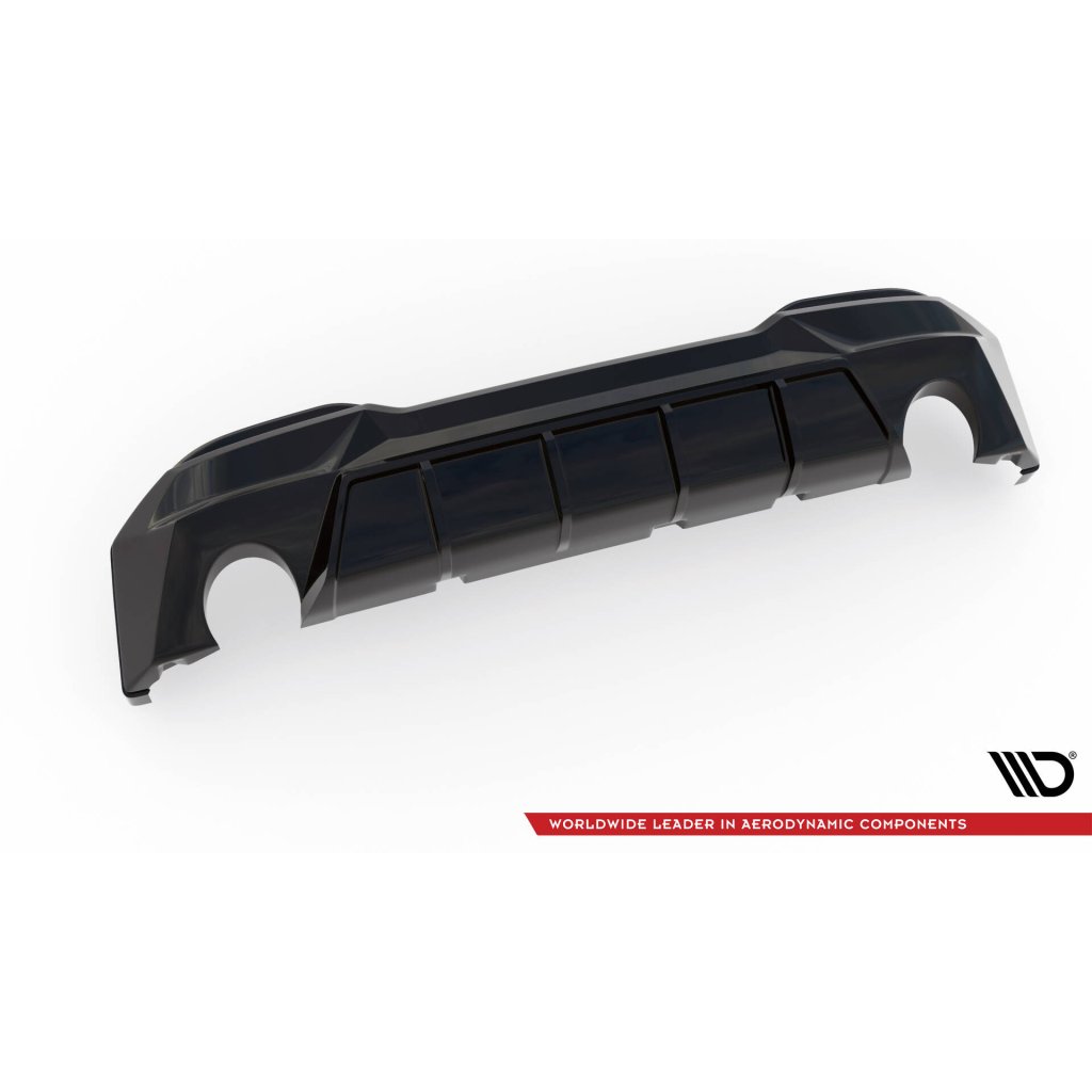 Maxton Design vložka zadního nárazníku pro BMW řada 2 G42 Standard, černý lesklý plast ABS