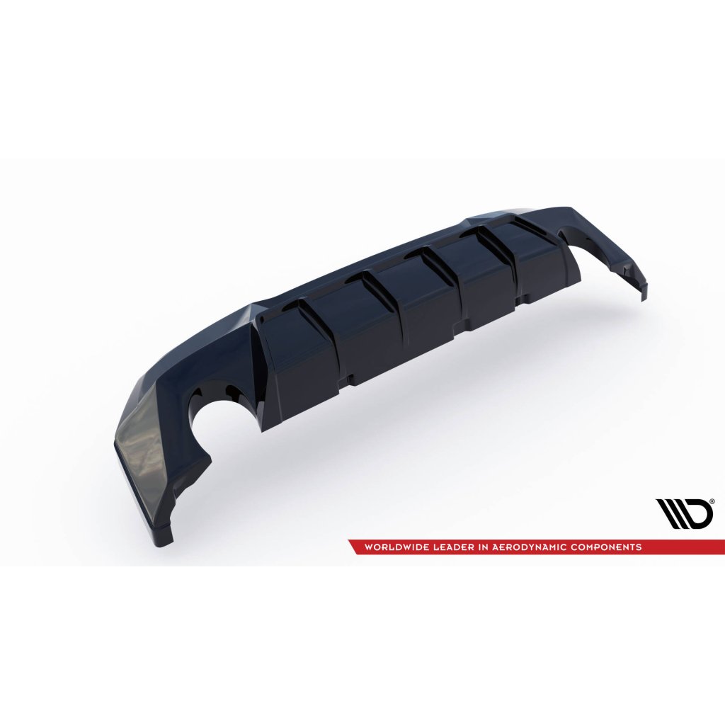 Maxton Design vložka zadního nárazníku pro BMW řada 2 G42 Standard, černý lesklý plast ABS