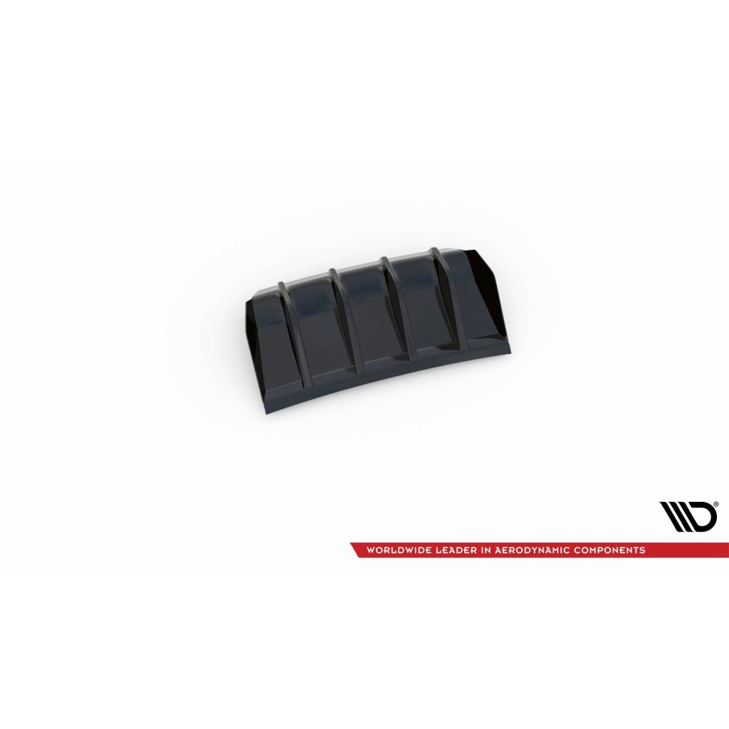 Maxton Design vložka zadního nárazníku pro Cupra Formentor, černý lesklý plast ABS