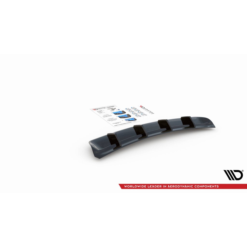 Maxton Design vložka zadního nárazníku pro Maserati Ghibli Mk3, carbon-Look