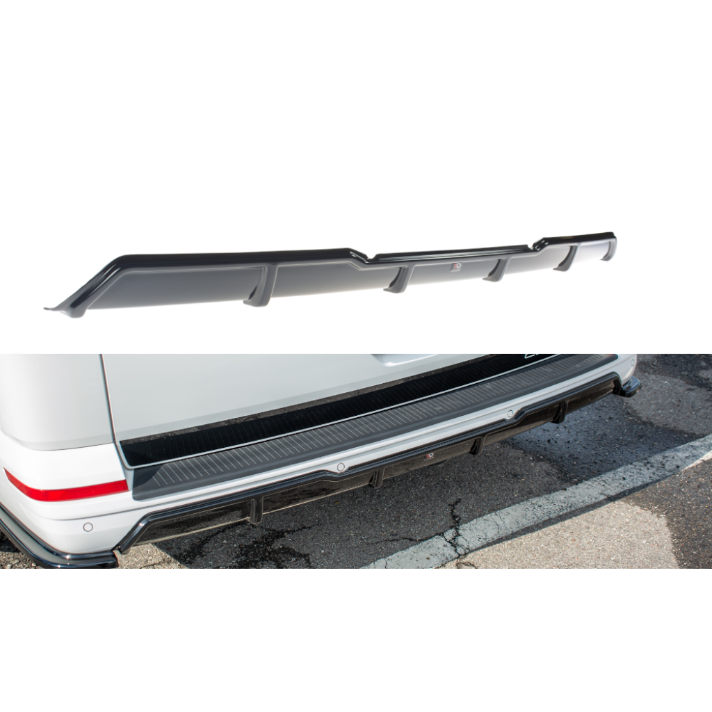 Maxton Design vložka zadního nárazníku pro Volkswagen T6, černý lesklý plast ABS