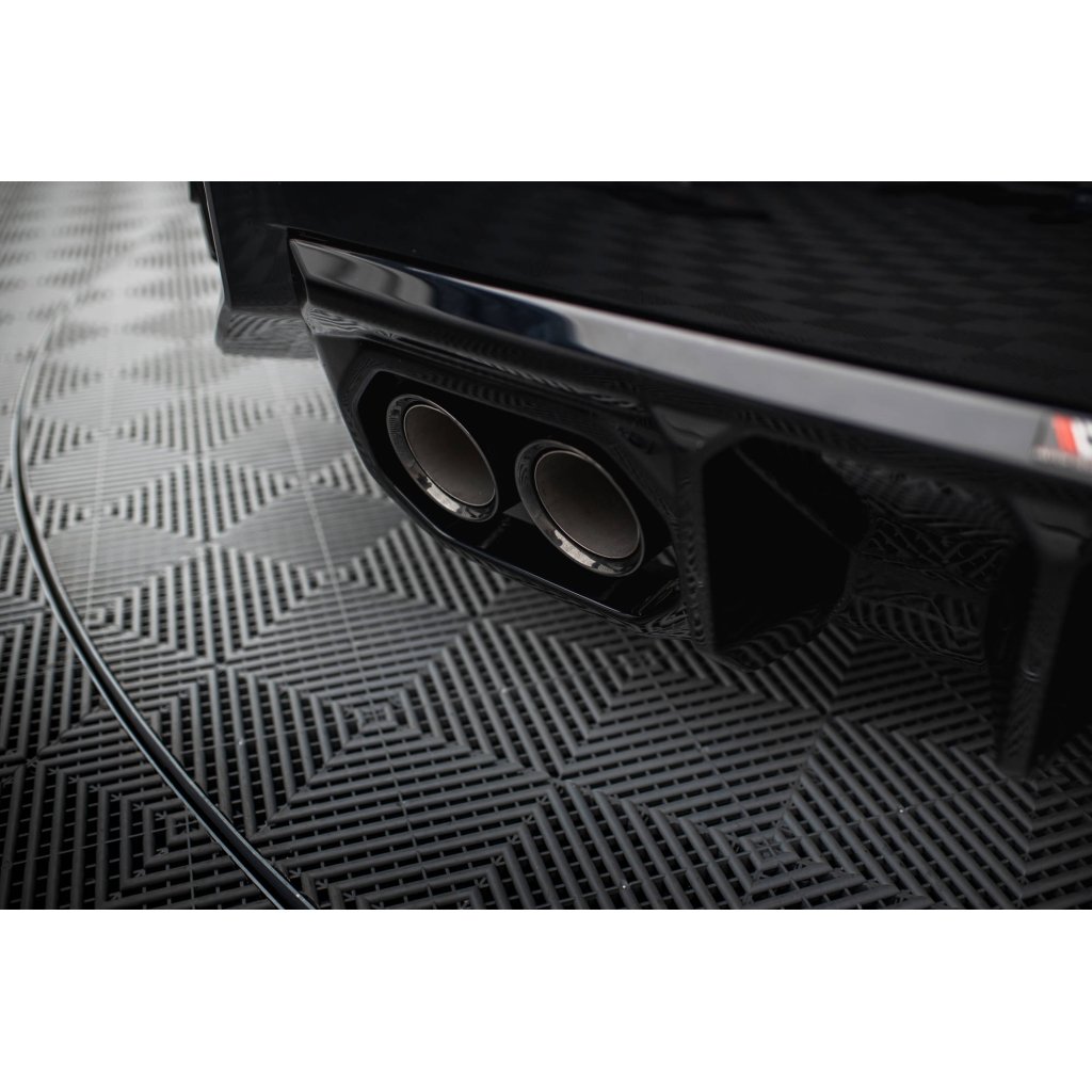 Maxton Design vložka zadního nárazníku ver.2 pro BMW M2 G87, černý lesklý plast ABS