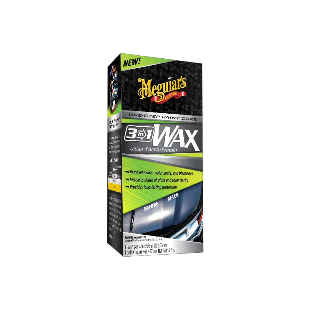 Meguiar's 3-in-1 Wax - leštěnka s voskem 3 v 1, 473 ml