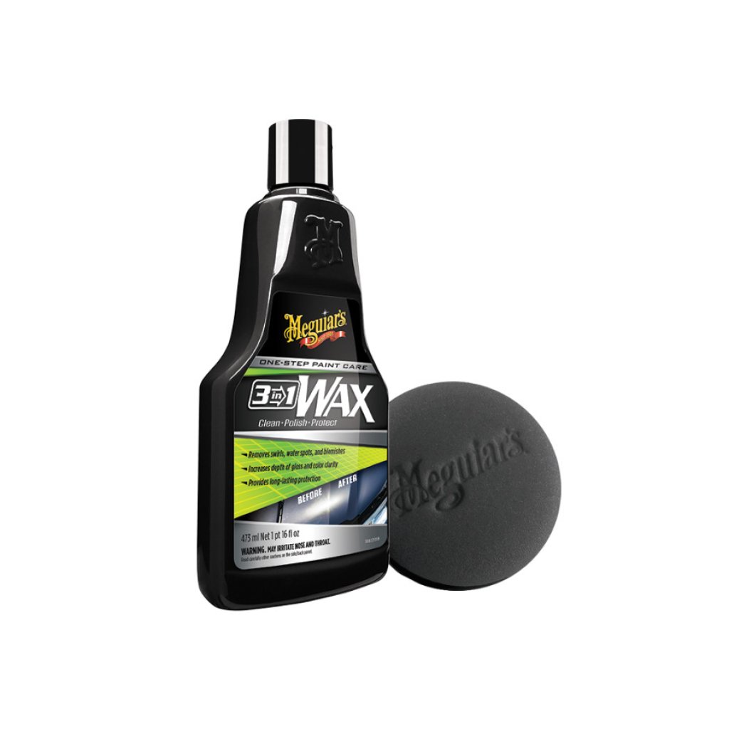Meguiar's 3-in-1 Wax - leštěnka s voskem 3 v 1, 473 ml