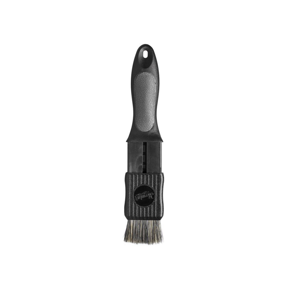 Meguiar's Dash & Trim Brush - víceúčelový detailingový štětec s nastavitelnou délkou a tuhostí štětin