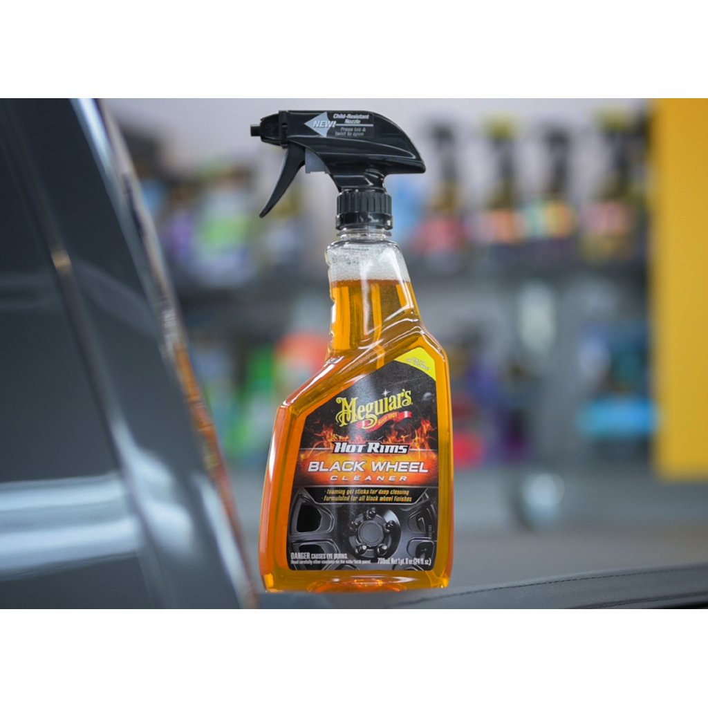 Meguiar's Hot Rims Black Wheel Cleaner - pH neutrální čistič černých kol, 709 ml